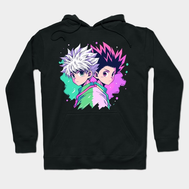 gon and killua Hoodie by lets lifting weights